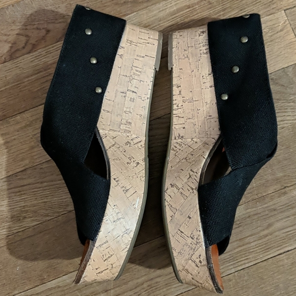 Madeline Adonis - Stretchy Cork Wedges - Picture 2 of 4